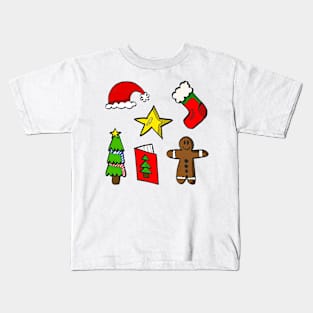 Cute Christmas Decorations Kids T-Shirt